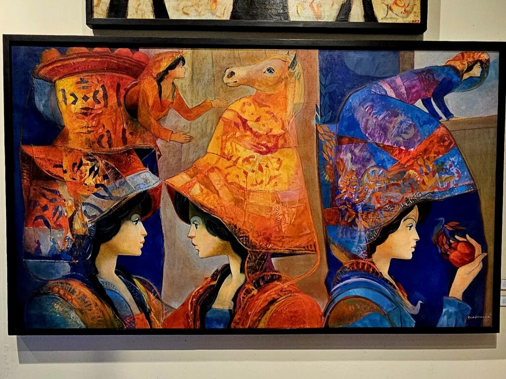 Malarstwo w Fundacji Ortiz Guardian w León - najważniejsze muzeum Nikaragui.