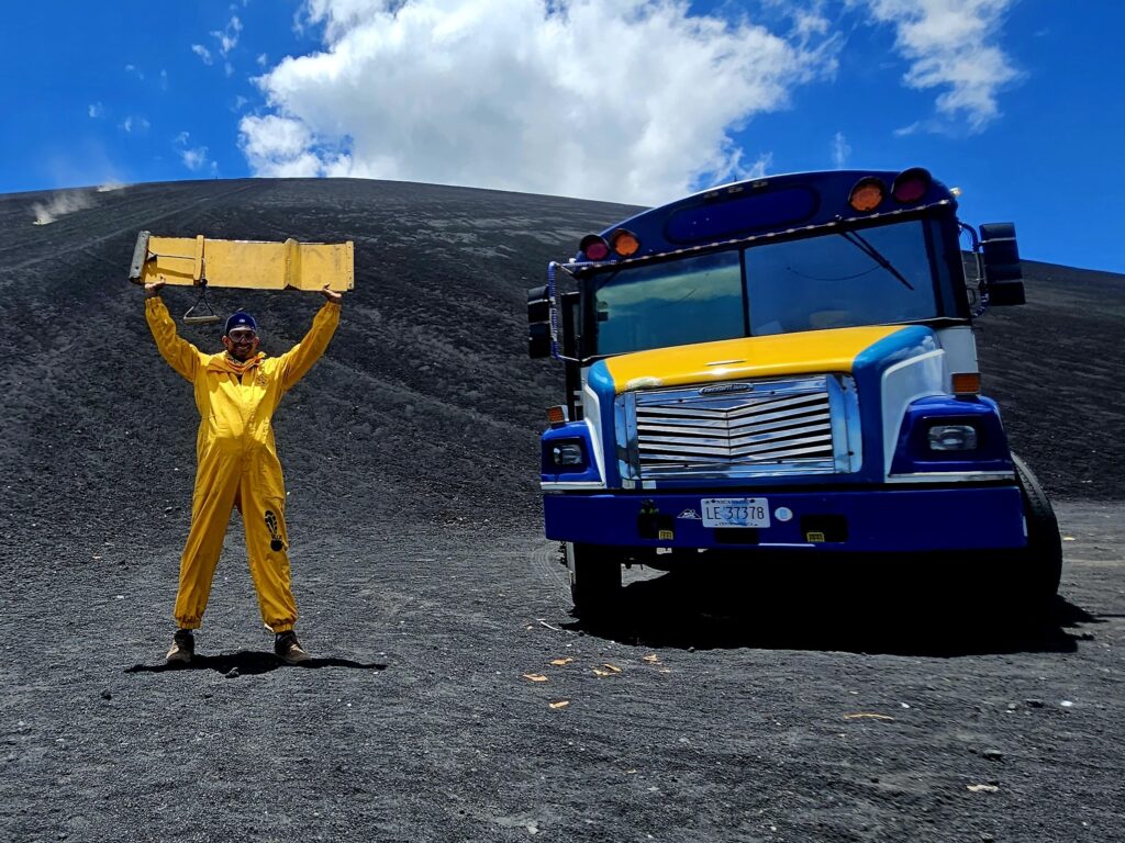 Volcano Surfing w Nikaragui.