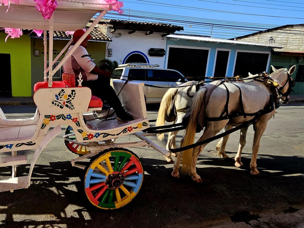 Przejazd typową dorożką w Granadzie.