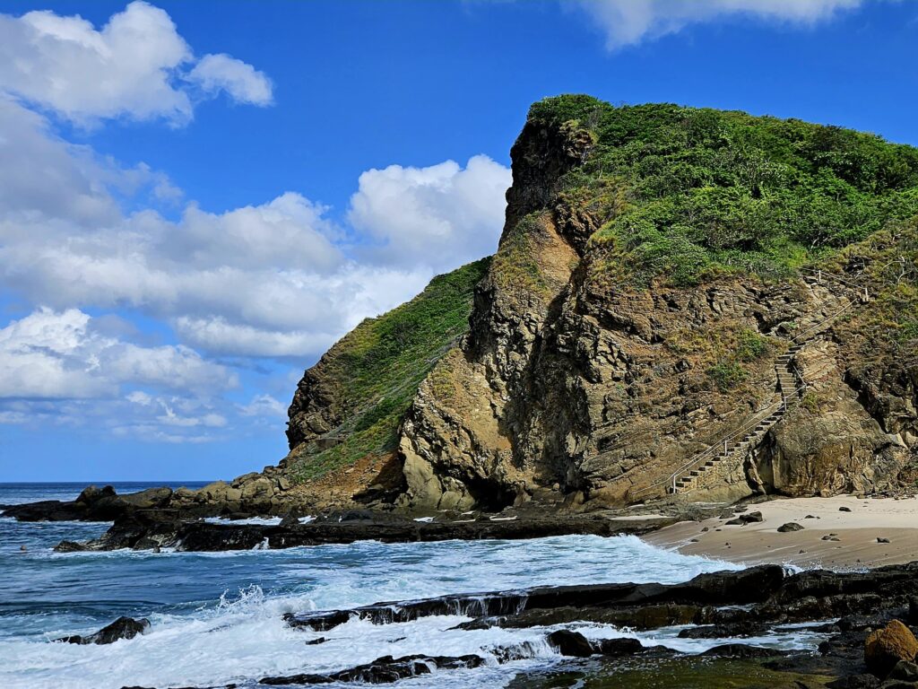 Dzika plaża na Rancho Santana.