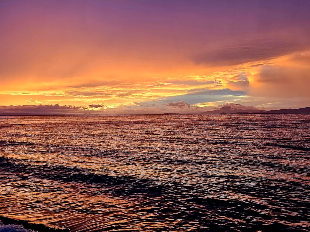 Spektakularny zachód słońca w Punta Jesus Maria na Wyspie Ometepe.