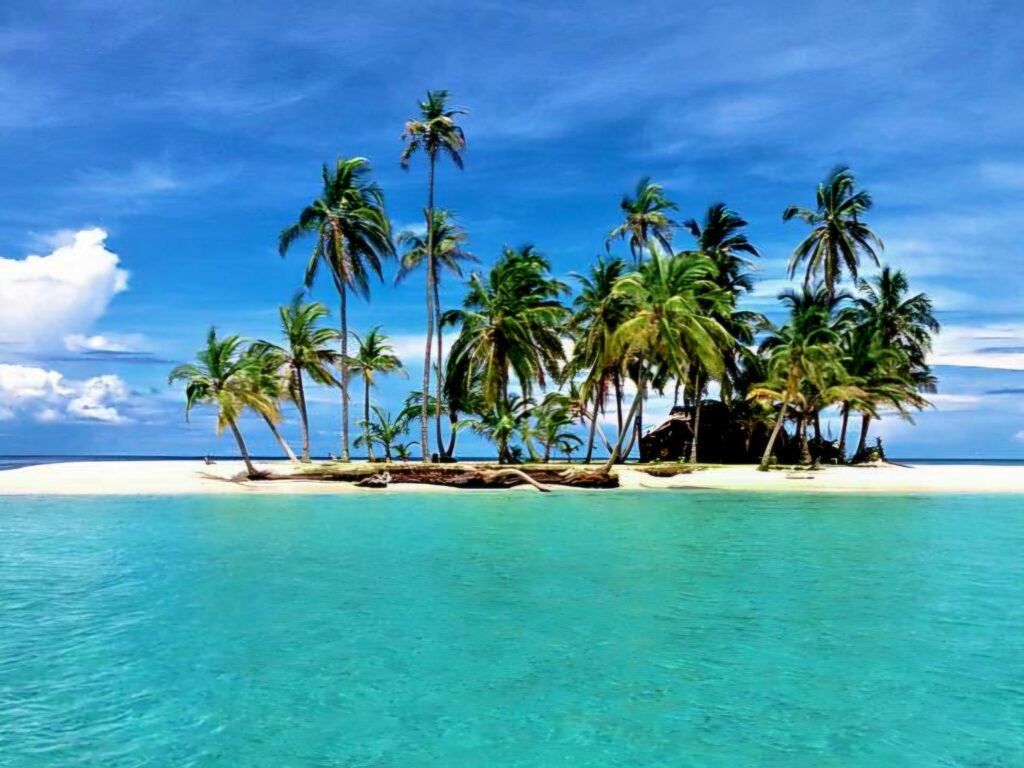 Rajska wysepka San Blas.