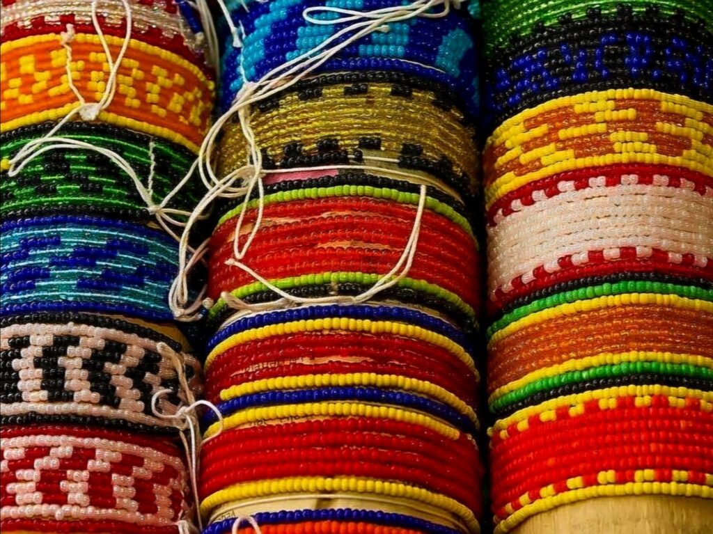 Tkaniny Mola Indian Guna Yala na San Blas.